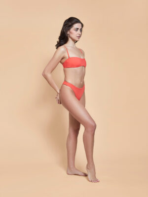 The Alexis "Classic" Bikini Bottom in Coral Reef
