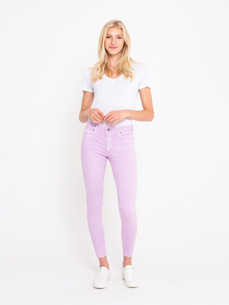 Bombshell Crop Skinny in Lilac